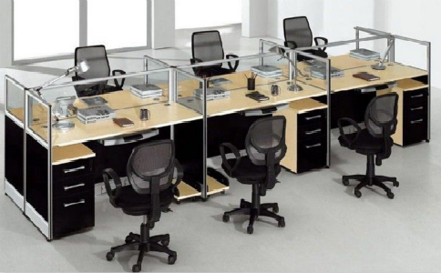 直型屏风卡位办公桌 直型屏风卡位办公桌